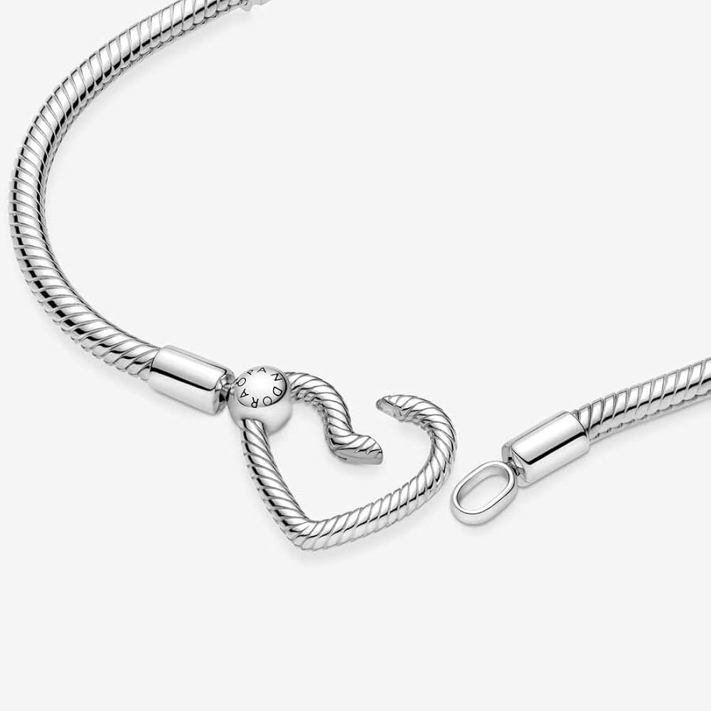 Pandora Silver Heart Charm Bracelet - Picture 6 of 6